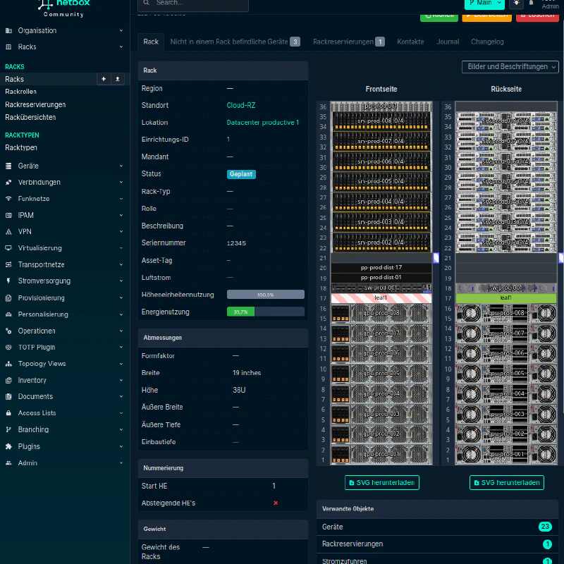 Symbolbild für Datacenter Infrastructure Management